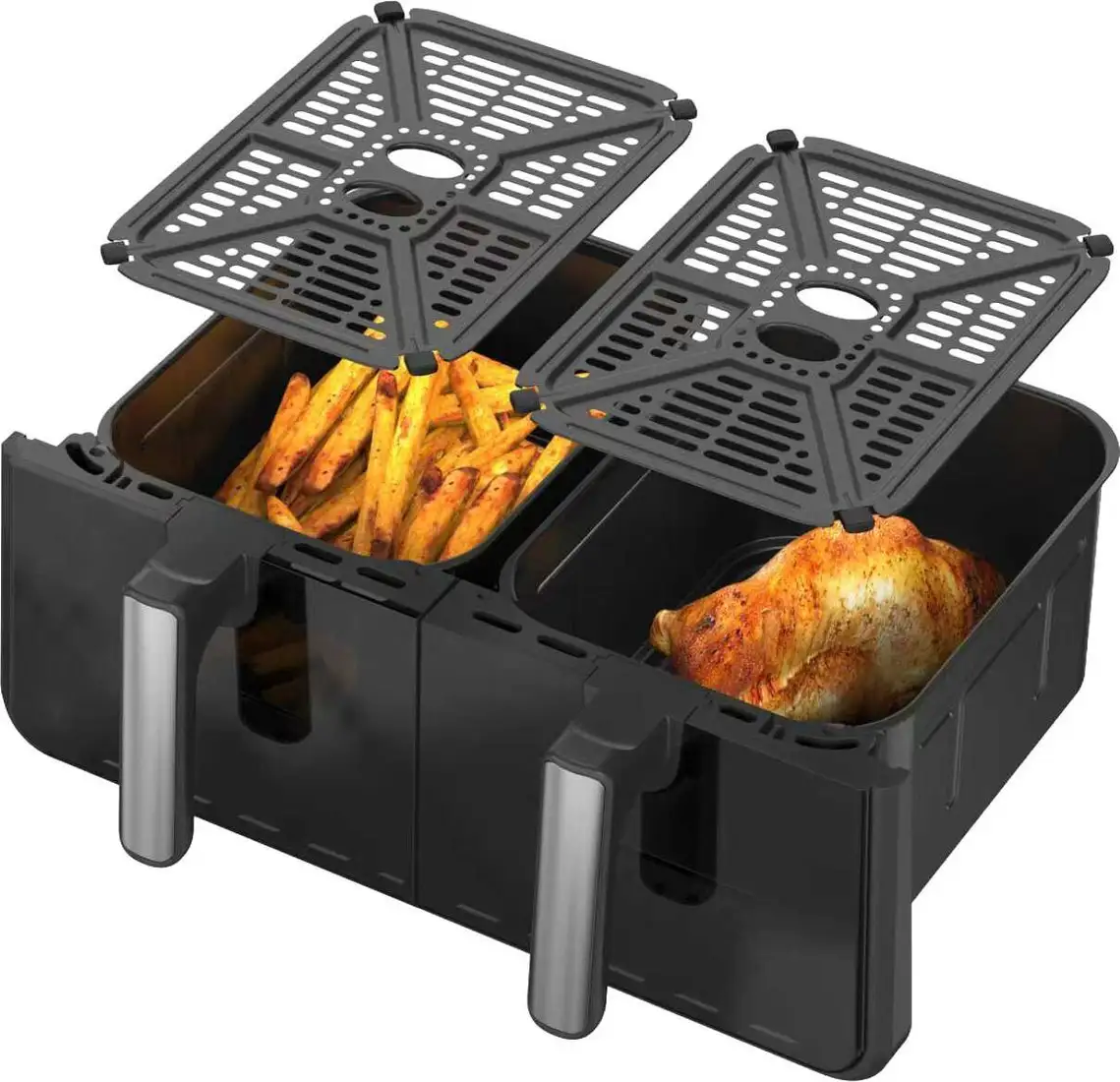 Аэрогриль (аэрофритюрница) Brevio Dual WD 10L – фото товара
