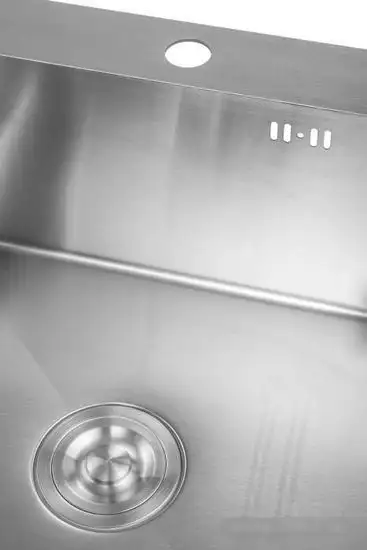 Кухонная мойка Saniteco 5050 (с сифоном, дозатором и коландером) - фото товара