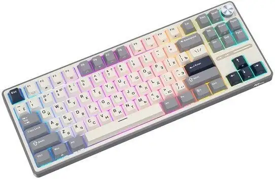 Клавиатура Royal Kludge R87 Pro Half Grey (RK Brown) – фото товара