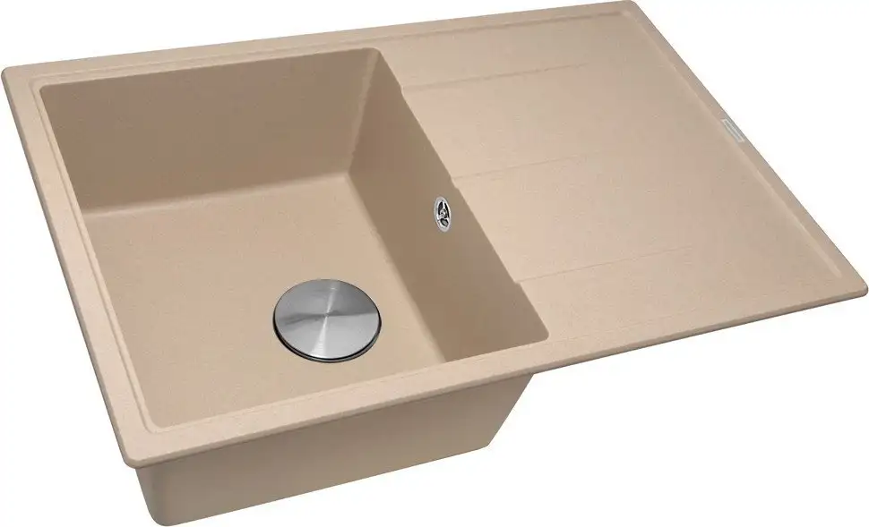 Кухонная мойка ZorG Rock 78 Premium beige - фото товара