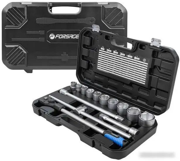 Набор трещотка с головками FORSAGE F-6151-5 (14 предметов) – фото товара