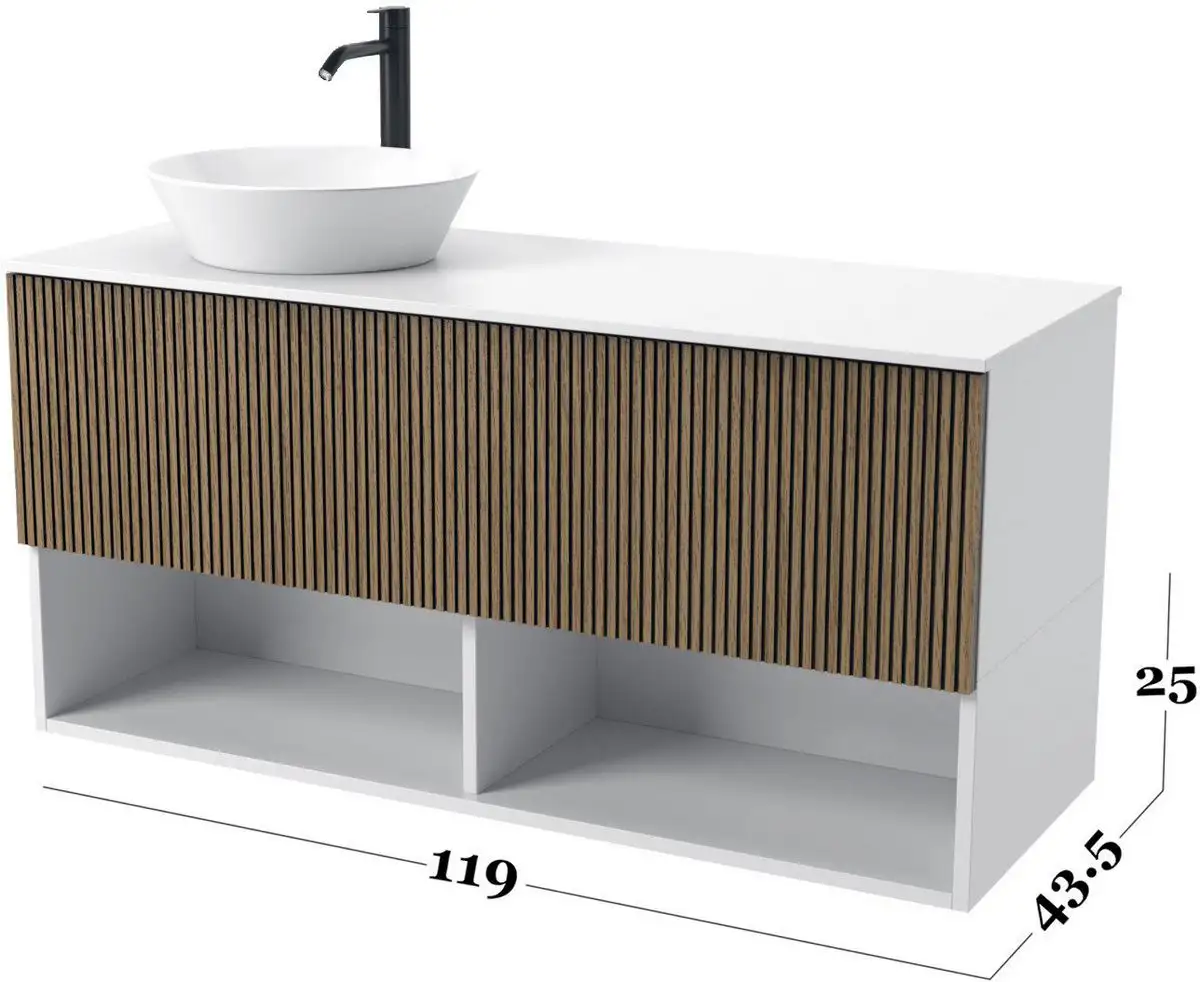 ЗОВ Полка Кито 120 SKW120 (белый) – фото товара