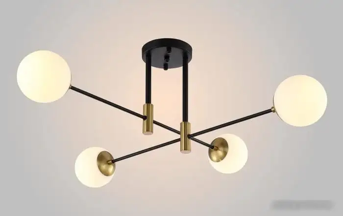 Люстра средней высоты Crystal Lux Fidel PL4 Black – фото товара