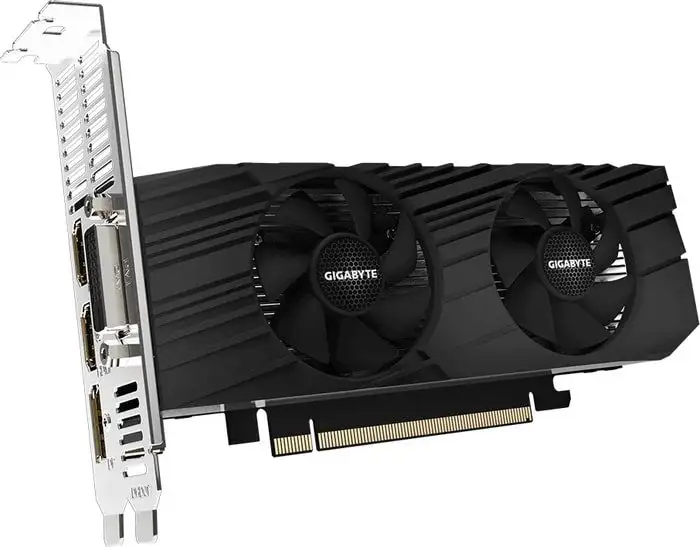 Видеокарта Gigabyte GeForce GTX 1650 D6 Low Profile 4GB GDDR6 GV-N1656D6-4G – фото товара