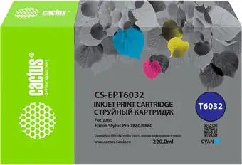 Картридж CACTUS CS-EPT6032 (аналог Epson EPT6032) – изображение в каталоге