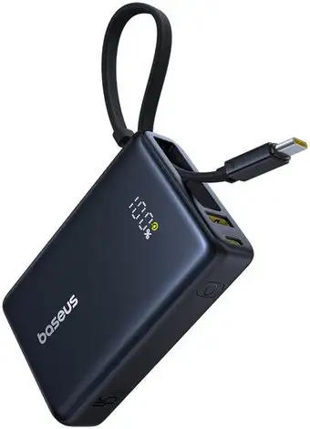 Внешний аккумулятор Baseus Picogo PPPG-1W45C Digital Display Power Bank 45W 10000mAh (черный) – изображение в каталоге