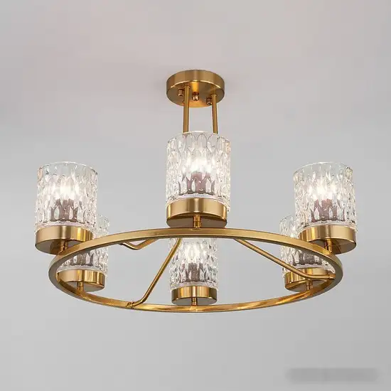 Люстра средней высоты Евросвет Calle 60127/6 латунь – фото товара