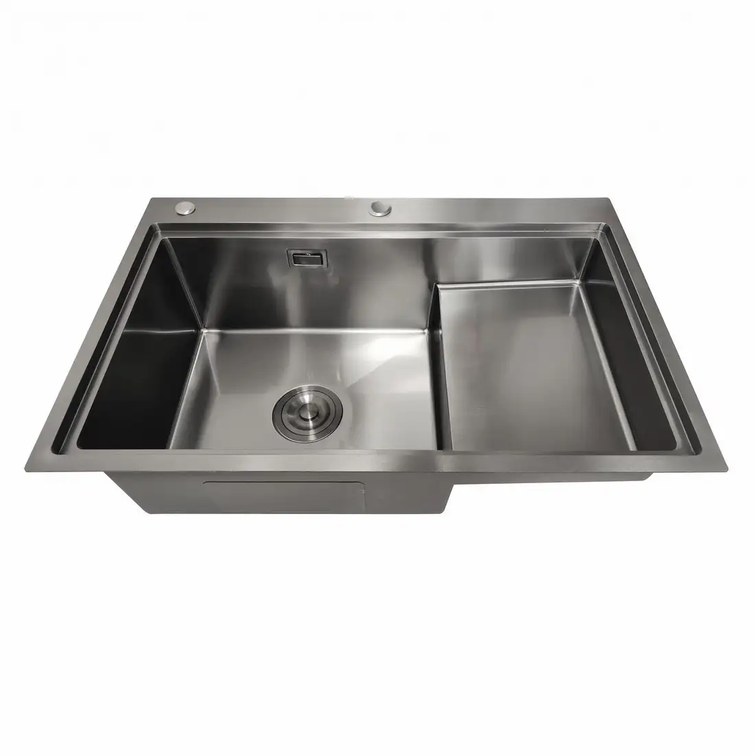 Кухонная мойка Stellar S6550NB-TU-L (нано черный, с доской) - фото товара