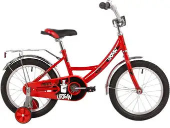 Детский велосипед Novatrack Urban 16 2022 163URBAN.RD22 (красный) – изображение в каталоге