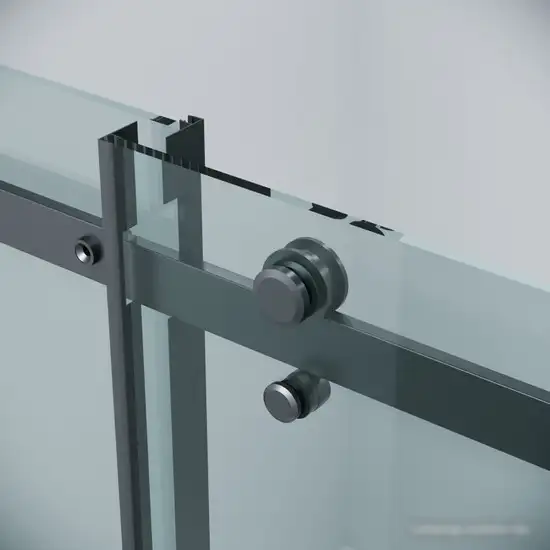 Душевая дверь Grossman Classic 120x195 100.K33.04.120.21.00 (черный матовый/стекло прозрачное) - фото товара