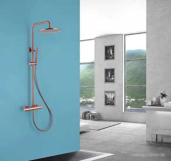 Душевая система Abber Wasser Kreis AF8160RG (розовое золото) - фото товара