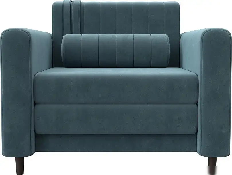 Кресло-кровать Лига диванов Лига-070 132557 ( велюр Seven 113 бирюзовый)