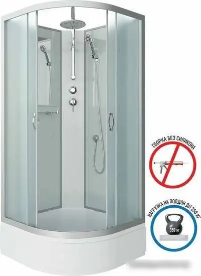 Душевая кабина Niagara NG-3301-14BKT 90x90x200 - фото товара