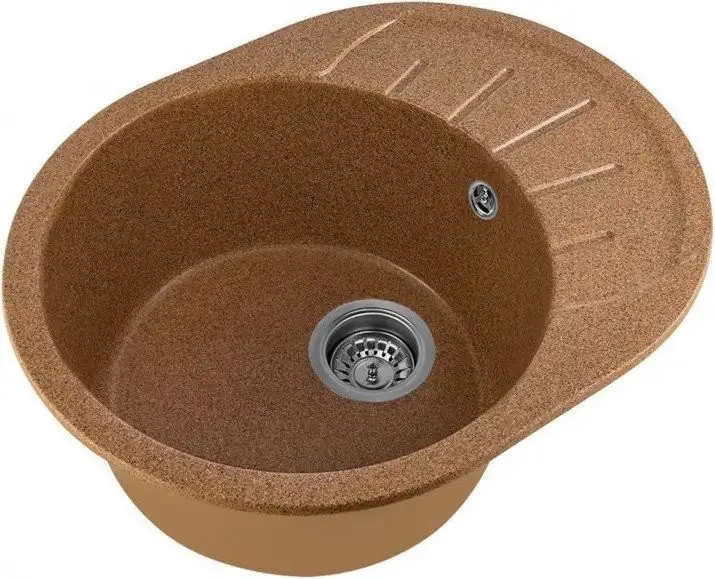 Кухонная мойка Saniteco Pura (терракот с сифоном) - фото товара