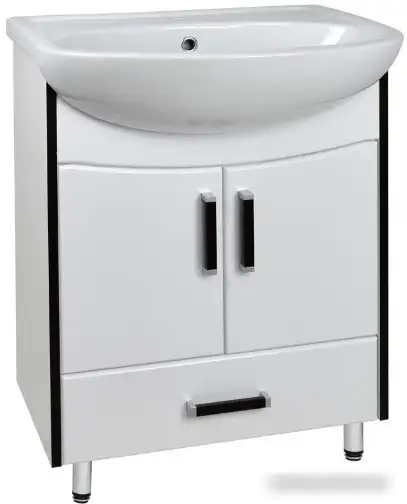 Doratiz Тумба под умывальник Doratiz Астра 50 9911.029 (белый/венге) – изображение в каталоге