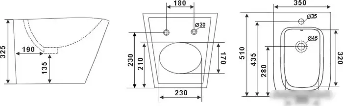 Биде Timo Soli TK-304 - фото товара