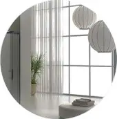 Пекам Зеркало Ring Fly-sp 80x80 ringFly-80x80sp (с подсветкой и подогревом, с сенсором на прикосновение)