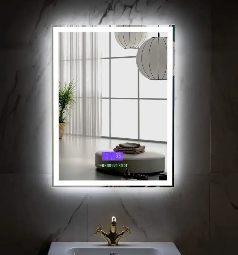 Пекам Зеркало Greta 80x100 greta-80x100M (с подсветкой, с многофункциональной панелью) – фото товара