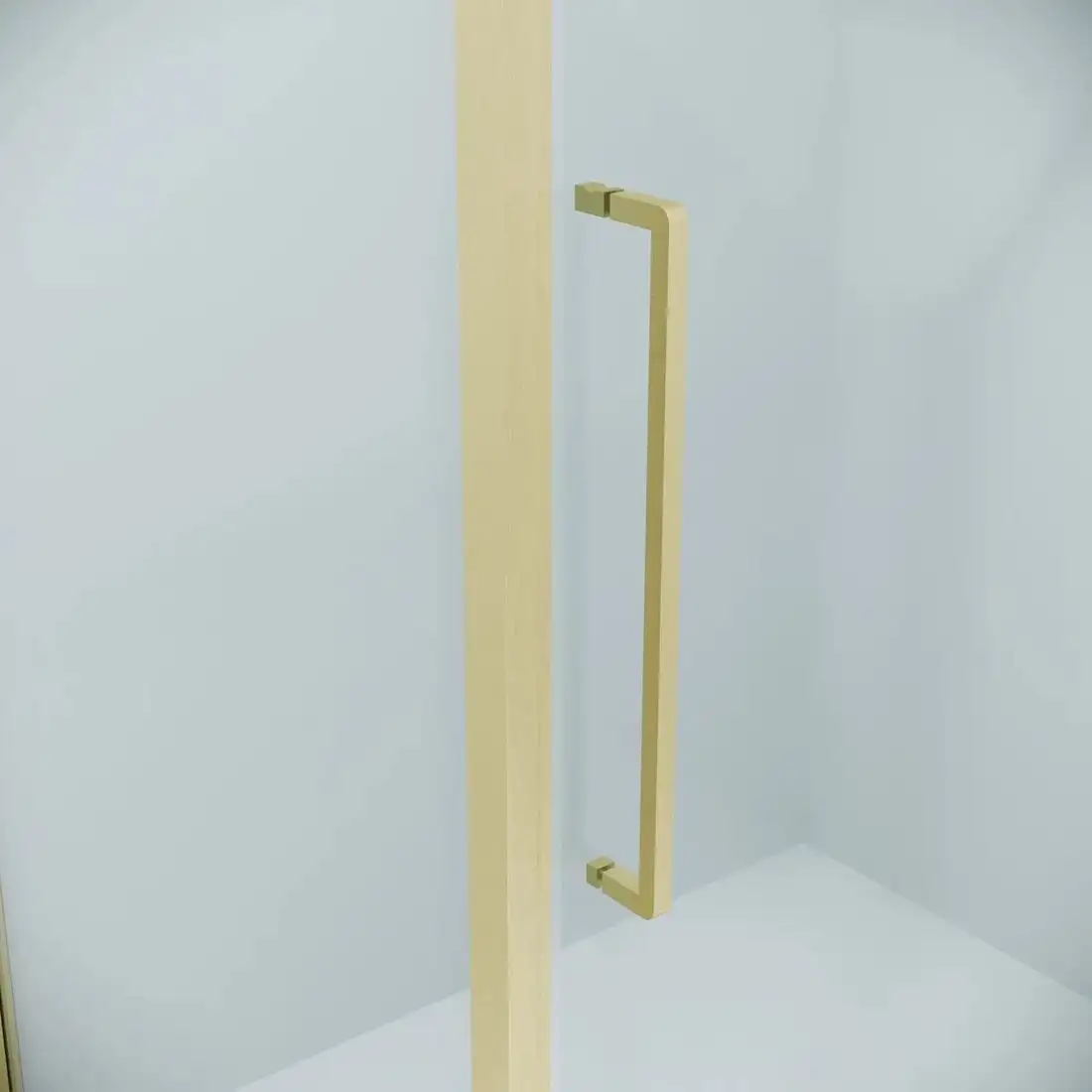 Душевая дверь Niagara Nova NG-45-12ASG 120х195 (золото сатин/прозрачное стекло) - фото товара