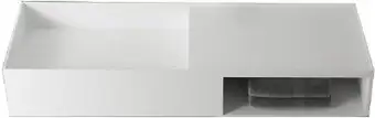 Abber Тумба с умывальником Stein AS2649-0.8 (подвесной, белый матовый) – изображение в каталоге