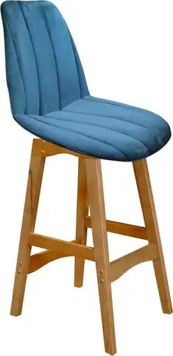 Стул Sheffilton SHT-ST29-С1/S65-1 (морская глубина/светлый орех) – изображение в каталоге