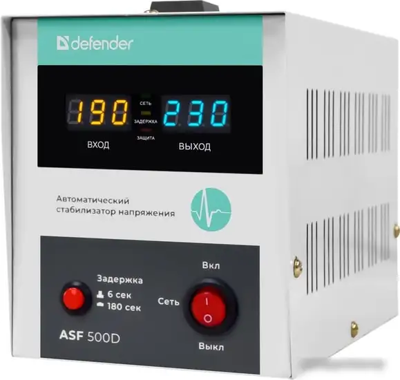 Стабилизатор напряжения Defender ASF 500D – фото товара
