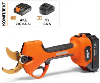 Секатор Daewoo Power DAGP 3821Li Set (с 1-им АКБ, кейс) – изображение в каталоге