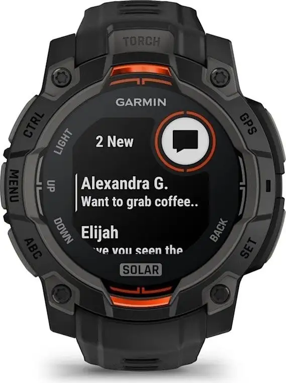 Умные часы Garmin Instinct 3 Solar 45 мм (черный) – фото товара