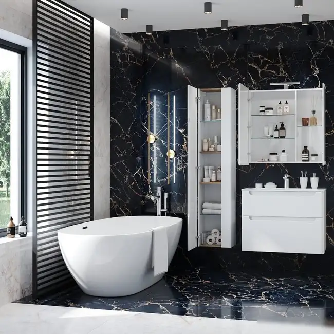 Briz Шкаф-пенал Эстель 35 221 04-06035-00 00 БЕЛ – фото товара