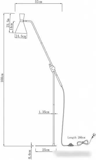 Торшер Moderli Page V10997-F – фото товара