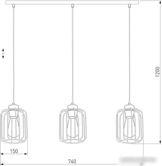 Подвесная люстра TK Lighting Galaxy New 4716 – фото товара