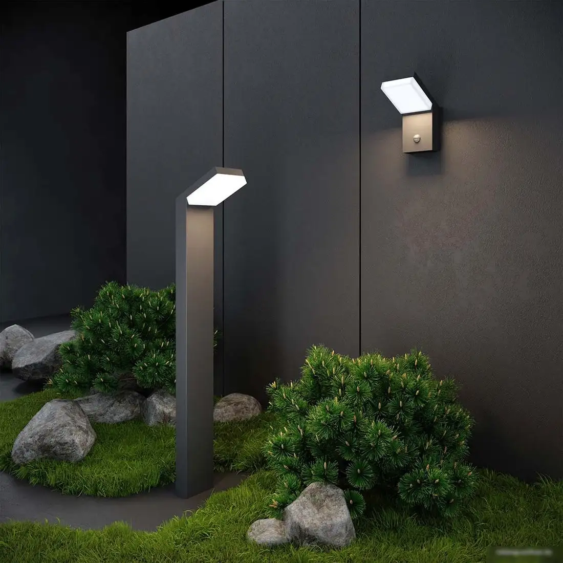 Садовый светильник Elektrostandard Sensor 1542 Techno Led (серый) – фото товара