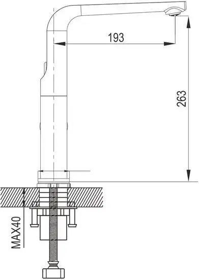 Смеситель Rose R2713H - фото товара