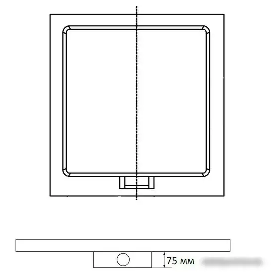 Душевой поддон RGW STA-01B 16330199-04 90x90 - фото товара