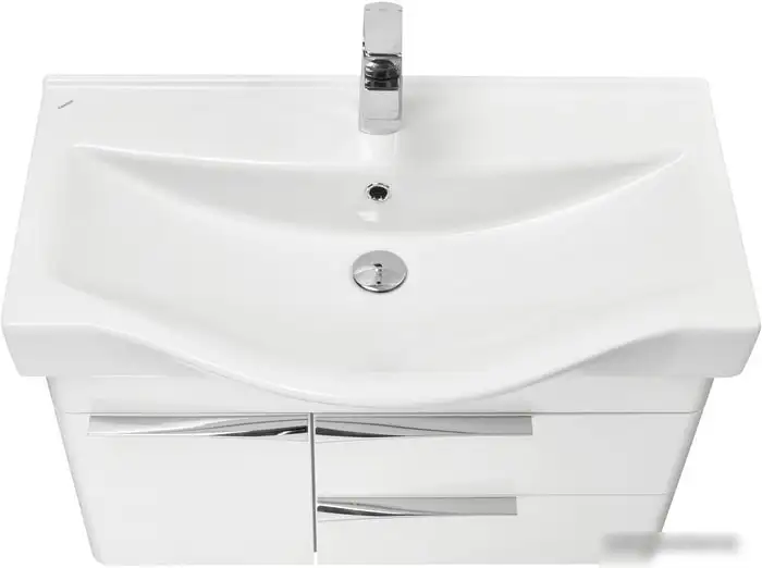 Акватон Тумба под умывальник Беверли 80 1A235501BV010(белый) – фото товара