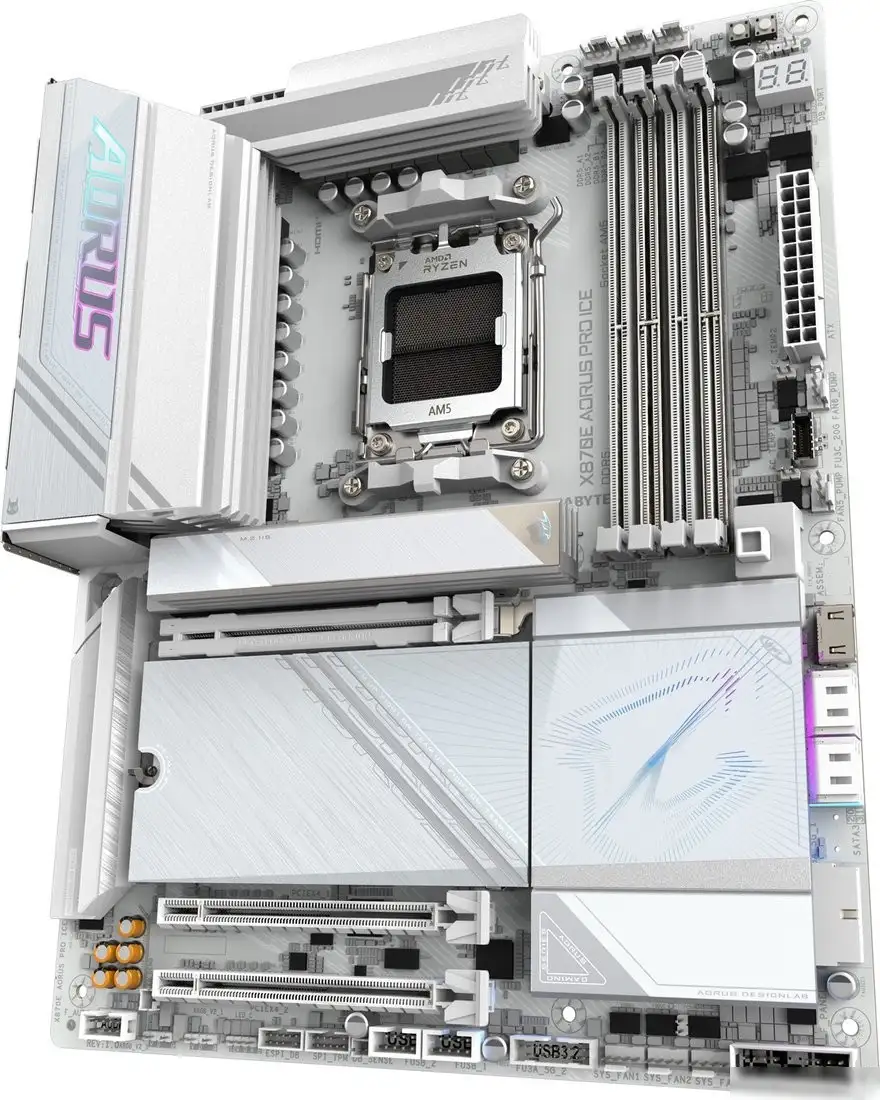 Материнская плата Gigabyte X870E Aorus Pro Ice – фото товара