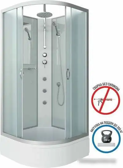 Душевая кабина Niagara NG-3302-14BKTG 100x100x200 - фото товара
