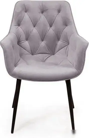 Стул с подлокотниками Ваш день Archi Barkhat 04 (светло-серый, 2шт)