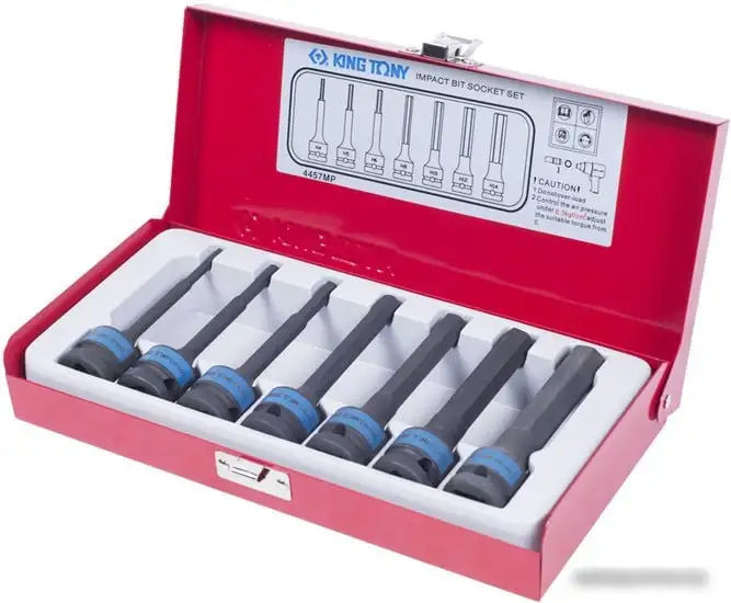 Набор торцевых головок King Tony 4457MP (7 предметов) – фото товара
