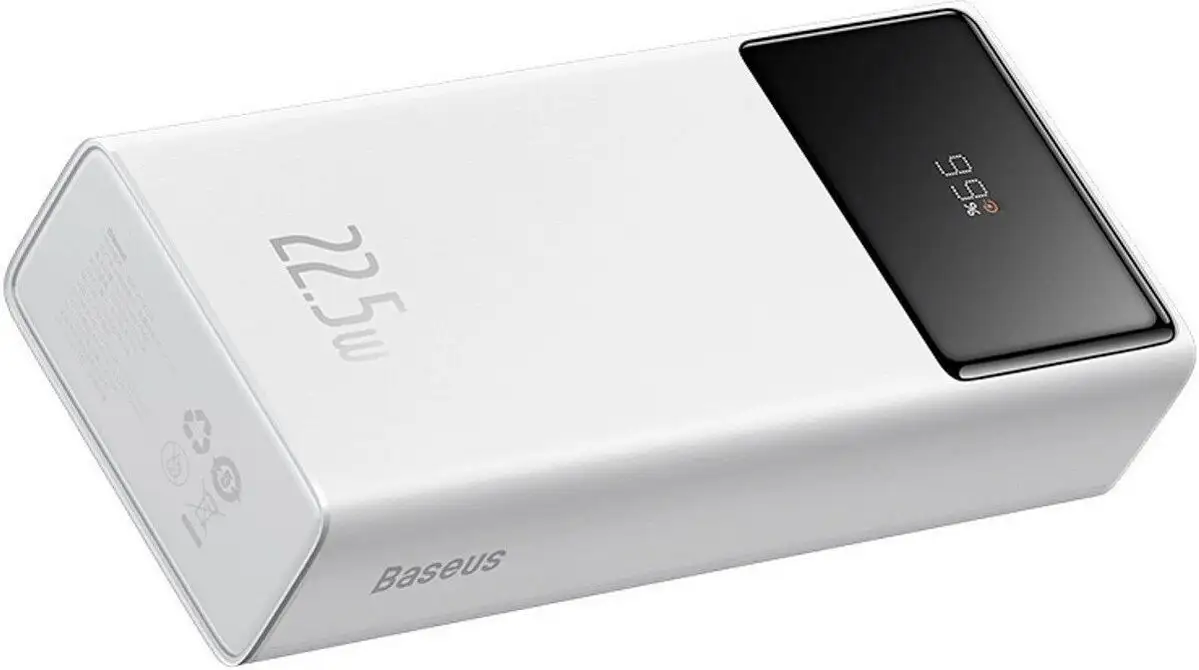 Внешний аккумулятор Baseus EnerFill FP41 Power Bank 22.5W 30000mAh (белый) – фото товара