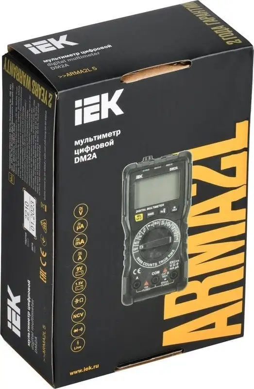 Мультиметр IEK ARMA2L 5 DM2A – фото товара