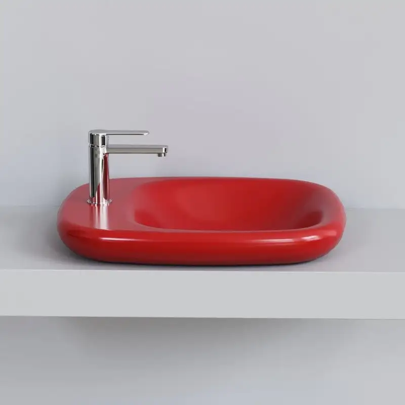 Умывальник Ambassador Diamond 126T21101 (красный) - фото товара