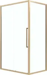 Душевой уголок Grossman Cosmo 100x80x195 120.K33.02.1080.32.00 (золото сатин/стекло прозрачное) - изображение в каталоге