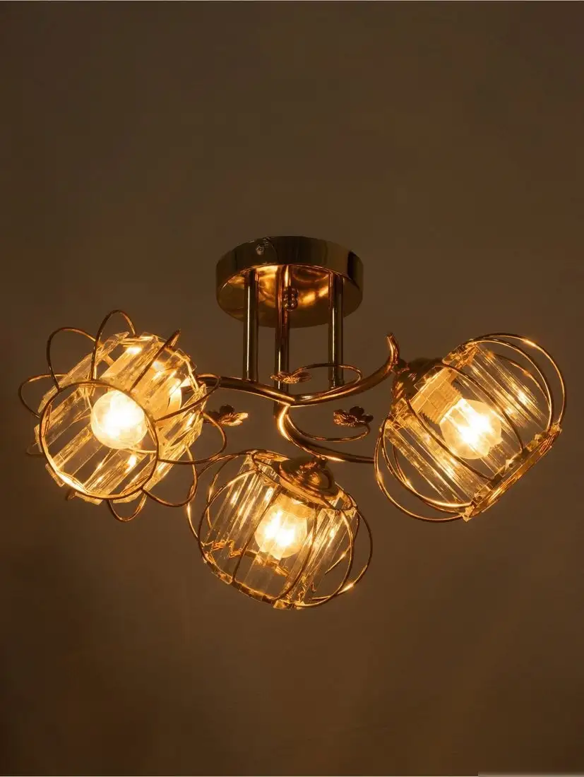 Люстра средней высоты BayerLux Переливы 10666496 (золото) – фото товара