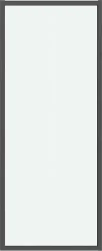 Душевая стенка Grossman Style 100х195 200.K33.05.100.21.00 (черный матовый/стекло прозрачное) - изображение в каталоге