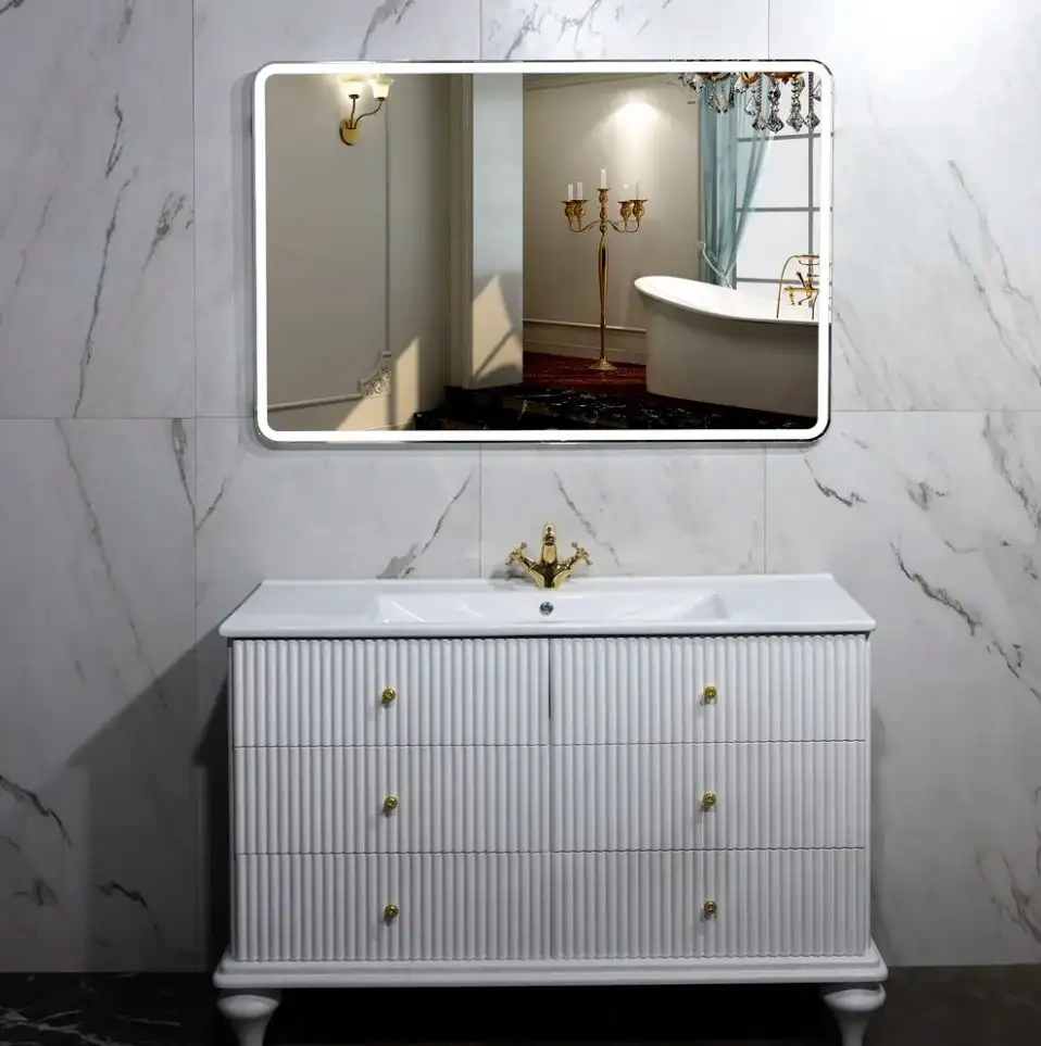 Пекам Зеркало Marta 1 140x80 marta1-140x80d (с подсветкой, с сенсором на взмах руки) – фото товара