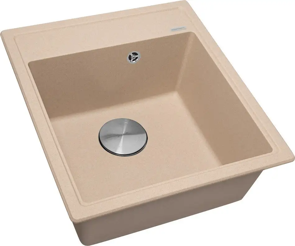 Кухонная мойка ZorG Rock 46 Premium beige - фото товара