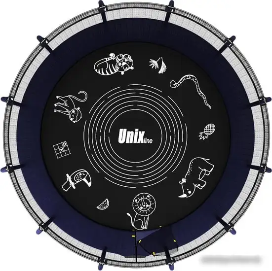 Батут Unix Line Supreme Game 16ft (синий) – фото товара