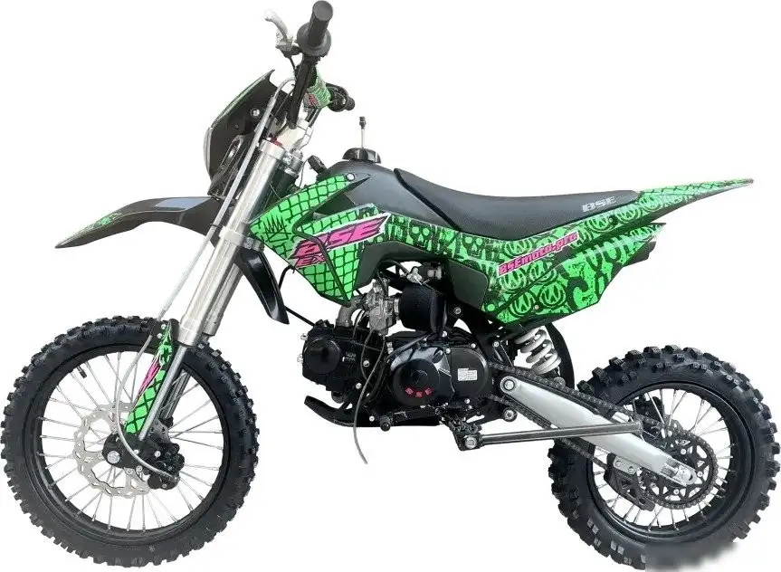 Мотоцикл BSE EX 17/14 Max13 (зеленый/розовый/неон) – фото товара