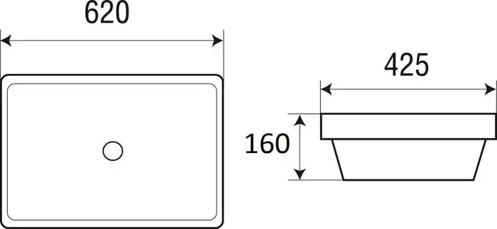 Умывальник WeltWasser Deilbach 6051 - фото товара
